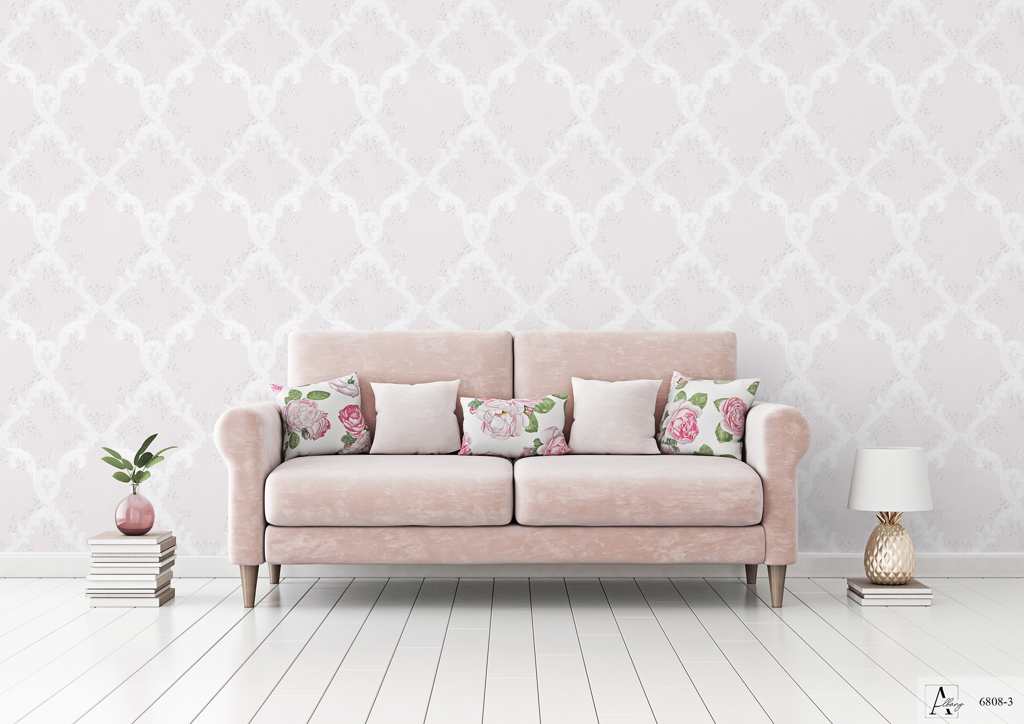 Giấy dán tường cổ điển Albany 6808-2 